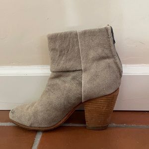 Rag & Bone Grey Ankle Boots
